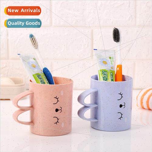 Plastic toothbrush cup Korea cartoon kten wash cup household