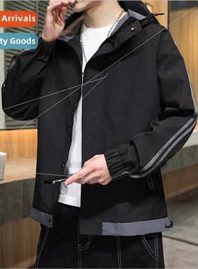 2022 spring new jacket jacket men loose loose versatile casu