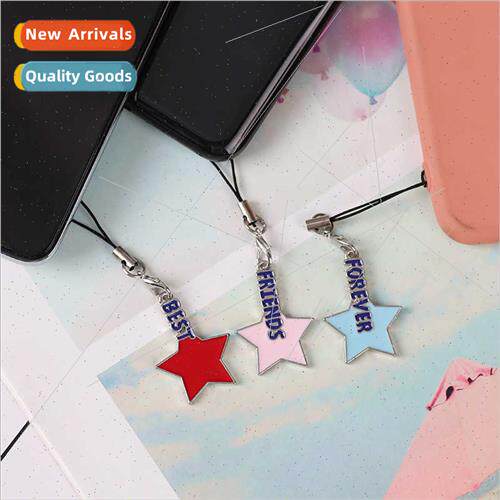 Korea fashion trio good friends cell phone chain simple vers
