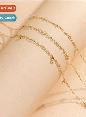 Europe Fashion Stacking Double-sided Diamond Body Chain Wome