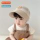 breathable summer large brim sunscr Baby mesh hat
