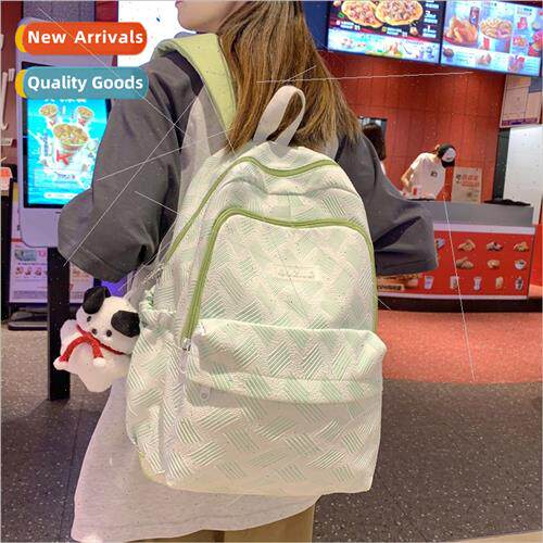 High-value student schoolbag Korean fashion simple junior ca