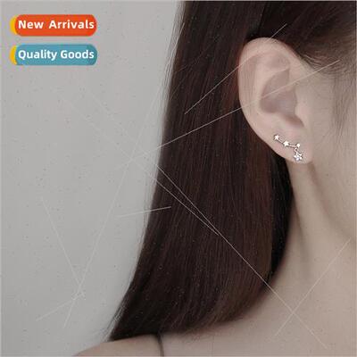 Pentagram earrings female fashion students girlfriends earri