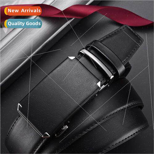 Belt men new patch leather automatic buckle leather belt pur