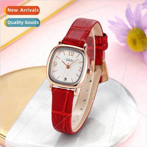 Goldie Korean classic retro square belt female fashion nd co