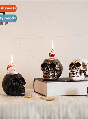 Europe small skull candlestick atmosphere decoration skull o
