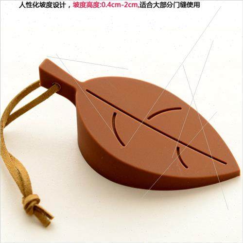 Creative leaf modeling safety door card baby anti-pinch sili