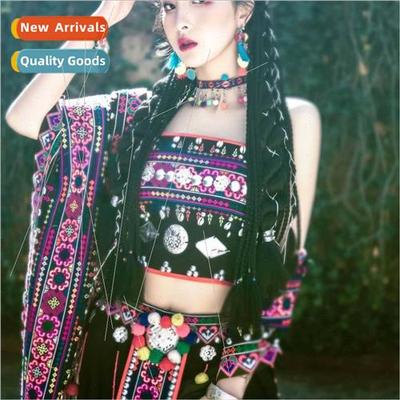 New belly dance headdress bohemian retro ethnic alloy ehead