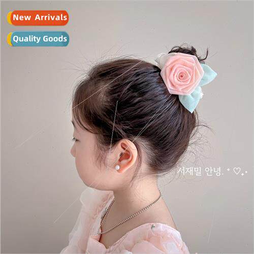 New chiffon temperament flowers children hair circle parent-