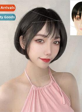 Wig female short hair to cover gray hair head hair replaceme