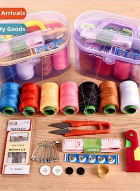 Home Plastic Needle Thread Box Cloth Sewing Needle Set Needl