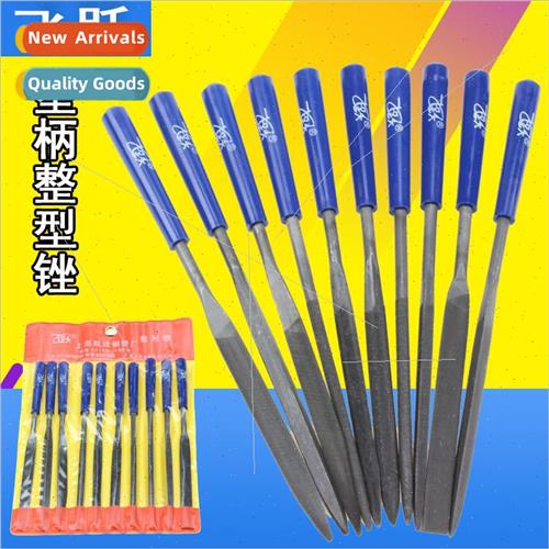 Assorted Files Shaped File Set Triangle Half Round Flat Head