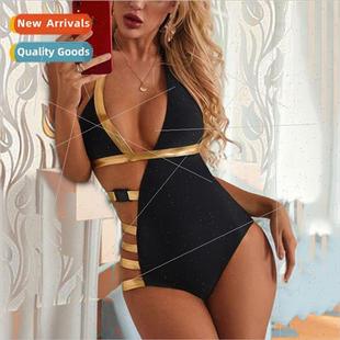 Stamped One Europe 2020i New Bikini Hot Striped Swimsu piece