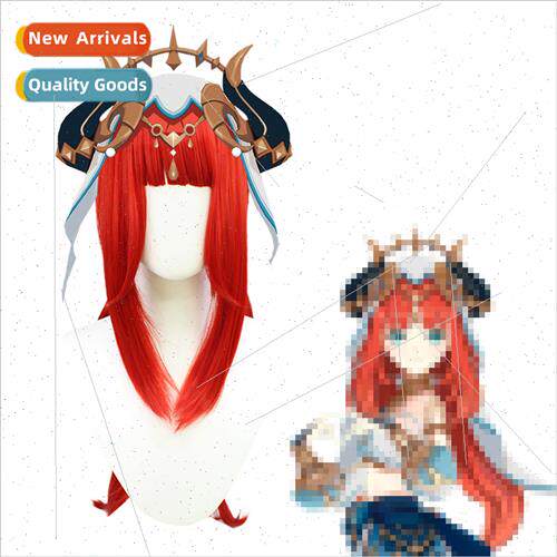 Sumi ru cos wig red cosplay wig hair silicone simulation sca