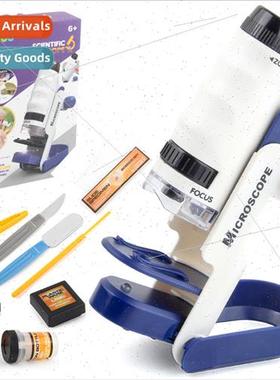 Upgraded  children mini microscope school area science exper