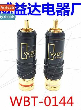 WBT-0144 Black RCA Plug WBT Black Lotus Plug RCA Plug Assemb