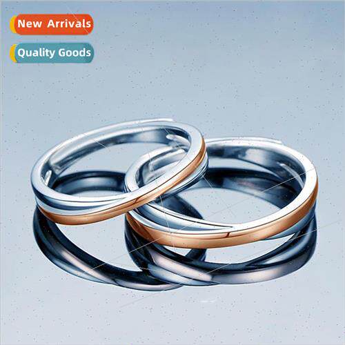Double life knot mobius couple ring men women a pair fashion