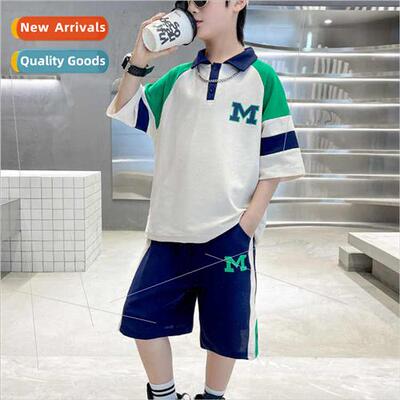 23 summer polo shirt su new middle large children tide cool