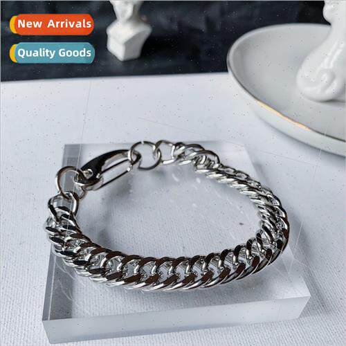 Korea men ins simple metal bracelet bully fashion keel chain