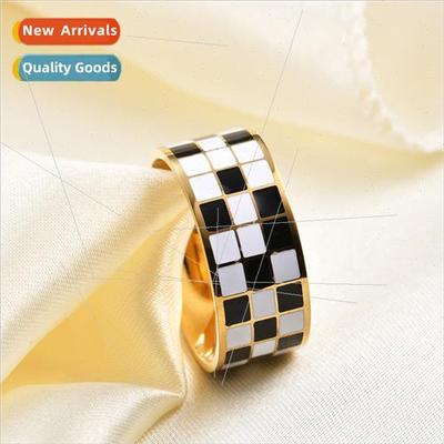 Europe Ins simple irregular black whe checkerboard checkerbo
