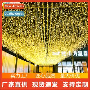 ghts Strip Curtain Decorative String LED Christmas Ice