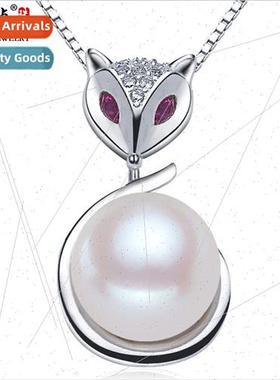 S925 silver necklace fox pendant female necklace jewelry acc
