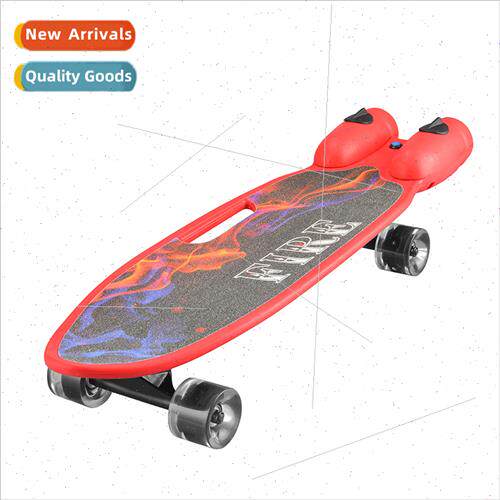 Four wheels lights music bazooka spray men women youth skate