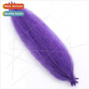 24 Inch Caterpillar Chemical Fiber Long Curly Wig Kinky Afro