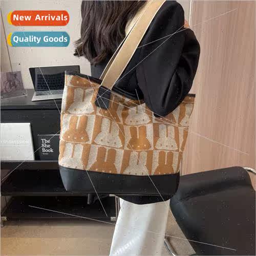 new Korean cartoon rabb pattern shoulder bag large capacy fa