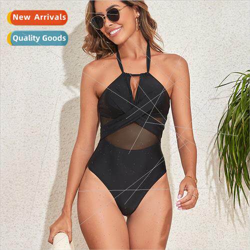 2023 New Europe One-piece Bikini Set Belly Shading Slim Beac
