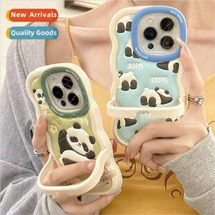 Cartoon Cute Panda iPhone15 Couple 13ProMax Case iPhone14 适