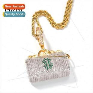 Women Europe Dollar Hip Bag Necklace适用Men Money Pendan Hop