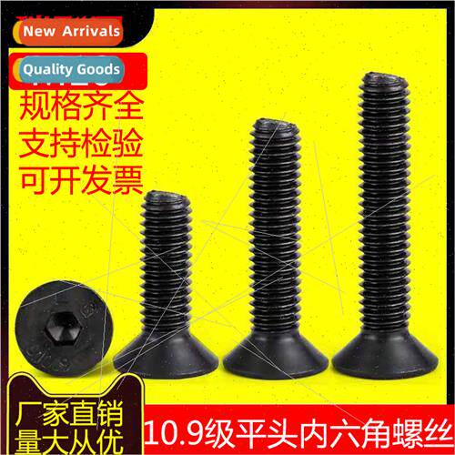 M10 10.9 hexagon socket head cap screws flat head hexagon so