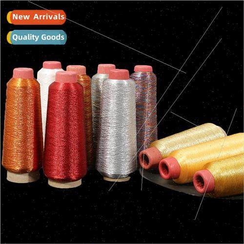 Gold and lver Thread Computerized Embroidery Thread Gold lk