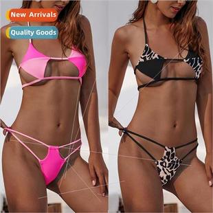 Color Gradient Rhombus Tie i2035 Womens Bikini Swimsu