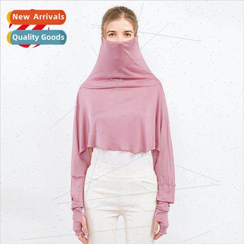 lk sun shawl female summer long-sleeved driving cape neck cy