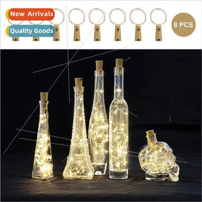 LED red wine corks lights copper wire string lights battery