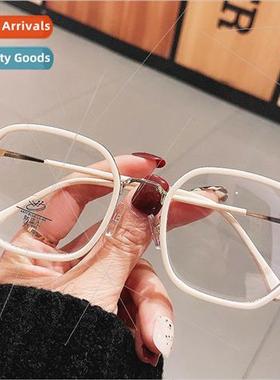 Multilateral TR90 myopia frames female frosted green anti-bl