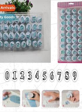 DIY Baking 36pcs Upper Lowercase Alphabet Numbers Spring Fli