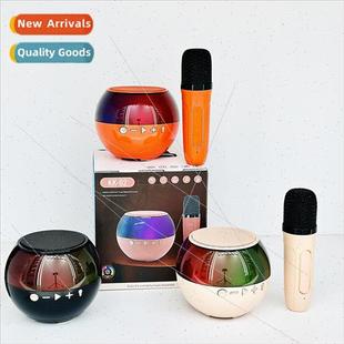 Wireless bluetooth audio microphone k song loud volume subwo