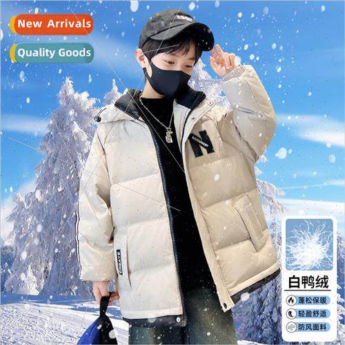 Boys down jacket winter 2023 new middle and large children t