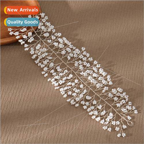 New bridal hair accessories handmade beaded wedding jewelry
