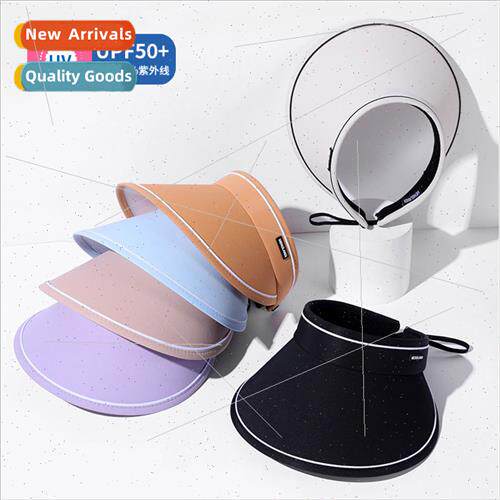 Sun hat children cycling large brim anti-ultraviolet hollow
