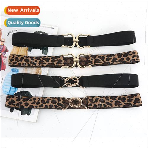 Coat belt female Korean decorative elastic sweater versatile