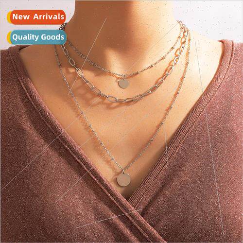 Europe Fashion thick chain accessories women Multi layer swe