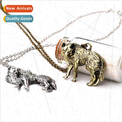 Europe Creative Long Viking Vintage Wolf Head mple Hundred P