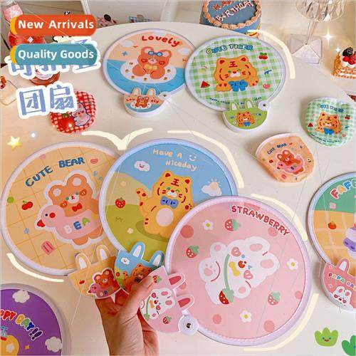 al folding fan cute mini cloth portable fan holiday gift wh