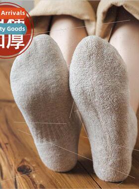 Autumn winter cotton women socks thickened terry warm cold s