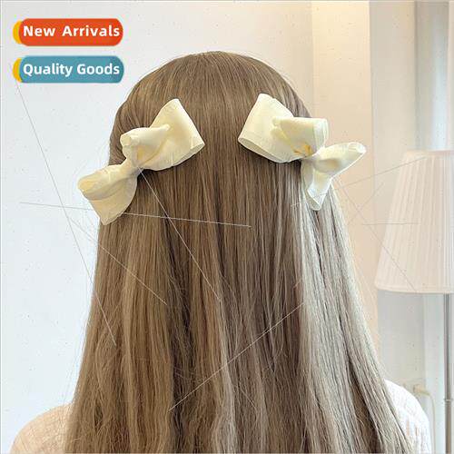 Princess hair card 2 bow hair clips female simple versatile