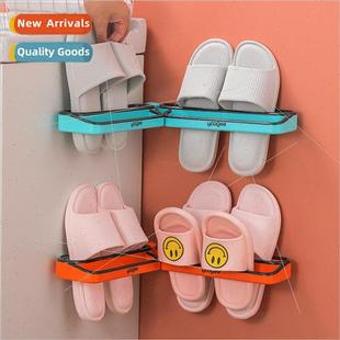 wall bathroom rack shoe hanging hurt not does household